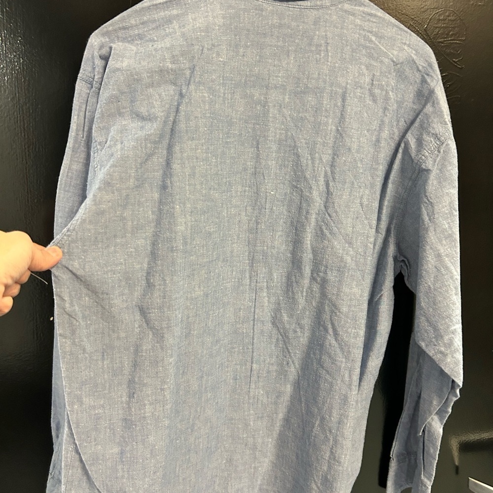 VINTAGE GITANO chambray button down - image 3